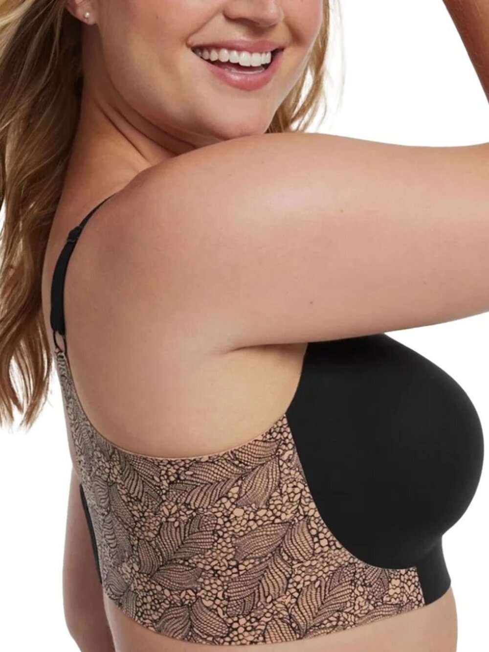 Wireless Beyond Bra by Evelyn & Bobbie in black lace